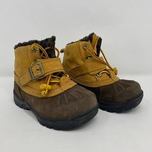 Timberland Winter Boots Snow Brown Vintage Suede Sz 8